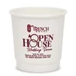Custom 4 Oz. Double Wall Paper Hot Cups | https://www.bestnamebadges.com