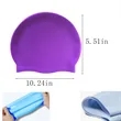 Ergonomic Design Silicone Swim Cap | https://www.bestnamebadges.com