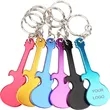 Guitar Bottle Opener with Keychain | https://www.bestnamebadges.com