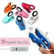 For Food Packaging Magnetic Bag Clips Mini Fridge Magnets | https://www.bestnamebadges.com