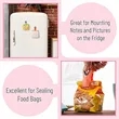 For Food Packaging Magnetic Bag Clips Mini Fridge Magnets | https://www.bestnamebadges.com