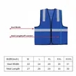 High Visibility Work Vest With 4 Pockets | https://www.bestnamebadges.com