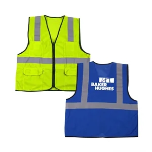 High Visibility Work Vest With 4 Pockets