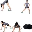 Portable Exercise Core Sliders Dual Sided Gliding Discs | https://www.bestnamebadges.com