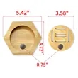 Wooden Honeycomb Medal Display Stand | https://www.bestnamebadges.com