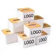 Wooden Covering Tissue Box Gift Advertising Paper Drawe | https://www.bestnamebadges.com