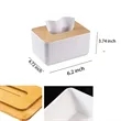 Wooden Covering Tissue Box Gift Advertising Paper Drawe | https://www.bestnamebadges.com