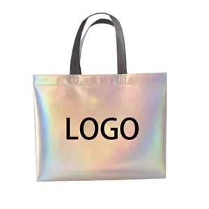 Laser Dazzling Laminated Non-woven Tote Bag