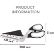 Stainless Steel Pizza Scissors Cutter | https://www.bestnamebadges.com