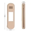 Portable Silicone Makeup Brush Bag w/ Mirror | https://www.bestnamebadges.com