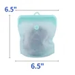 17oz Silicone Food Storage Bag Reusable | https://www.bestnamebadges.com