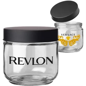 Iridescent Glass Storage Jars, 23 oz. | https://www.bestnamebadges.com