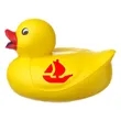 Ducky Shaped Stress Reliever w/ Custom Logo | https://www.bestnamebadges.com