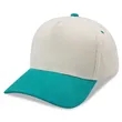 5 Panel Corduroy Two Tone Snapback Cap | https://www.bestnamebadges.com
