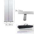 Pocket Portable Commercial Trade Display Stand | https://www.bestnamebadges.com