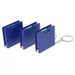 Customized Mini Square Tape Measure With Level Keychain | https://www.bestnamebadges.com