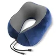 Portable Side Storage Memory Foam U Shape Travel Pillow | https://www.bestnamebadges.com