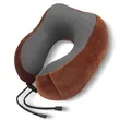 Portable Side Storage Memory Foam U Shape Travel Pillow | https://www.bestnamebadges.com