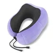 Portable Side Storage Memory Foam U Shape Travel Pillow | https://www.bestnamebadges.com