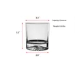 9oz High End Creative Whiskey Wine Thickened Glass Cup | https://www.bestnamebadges.com