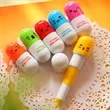 Creative Pill Capsule Shape Retractable Ballpoint Pen | https://www.bestnamebadges.com