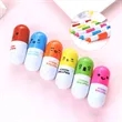 Creative Pill Capsule Shape Retractable Ballpoint Pen | https://www.bestnamebadges.com