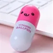 Creative Pill Capsule Shape Retractable Ballpoint Pen | https://www.bestnamebadges.com