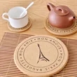 Insulation Round Cork Coaster Full Page Printing Possible | https://www.bestnamebadges.com
