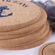 Insulation Round Cork Coaster Full Page Printing Possible | https://www.bestnamebadges.com