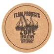 Insulation Round Cork Coaster Full Page Printing Possible | https://www.bestnamebadges.com