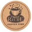 Insulation Round Cork Coaster Full Page Printing Possible | https://www.bestnamebadges.com