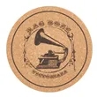 Insulation Round Cork Coaster Full Page Printing Possible | https://www.bestnamebadges.com
