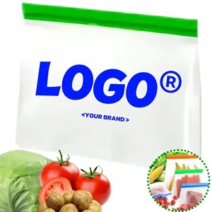 BPA-Free Leakproof Reusable Freezer Bags for Food Storage