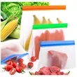 BPA-Free Leakproof Reusable Freezer Bags for Food Storage | https://www.bestnamebadges.com