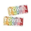 Candy Color Disposable Compressed Towels 14 Pieces Boxed | https://www.bestnamebadges.com