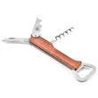 Multifunctional Wooden Handle Corkscrew Wine Bottle Opener | https://www.bestnamebadges.com