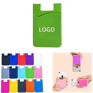 Custom Silicone Phone Card Wallet Back Sticker