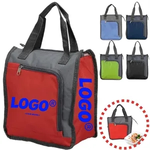 Portable insulated lunch bag for Work School picnic