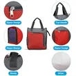 Portable insulated lunch bag for Work School picnic | https://www.bestnamebadges.com