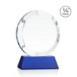 Gibralter Award on Newhaven Base - Blue | https://www.bestnamebadges.com