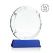 Gibralter Award on Newhaven Base - Blue | https://www.bestnamebadges.com