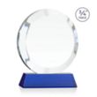 Gibralter Award on Newhaven Base - Blue | https://www.bestnamebadges.com
