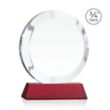 Gibralter Award on Newhaven Base - Red | https://www.bestnamebadges.com