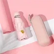Mini Windproof Sun & Rain Pocket Umbrella With Case | https://www.bestnamebadges.com
