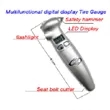 Digital Tire Pressure Gauge Safety Hammer Multi-Function | https://www.bestnamebadges.com