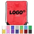 210D Polyester Drawstring Bags Cinch Sack | https://www.bestnamebadges.com