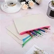 Canvas Diy Zipper Craft Stationery Makeup Storage Bag | https://www.bestnamebadges.com