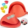 Heat Resistant Silicone Cooking Oven Mitts Gloves | https://www.bestnamebadges.com