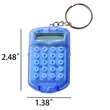 Portable Mini Pocket Electronic Calculator Key Ring Keychain | https://www.bestnamebadges.com