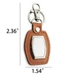 Pu Leather Customizable Chain For Hanging Car Keys | https://www.bestnamebadges.com